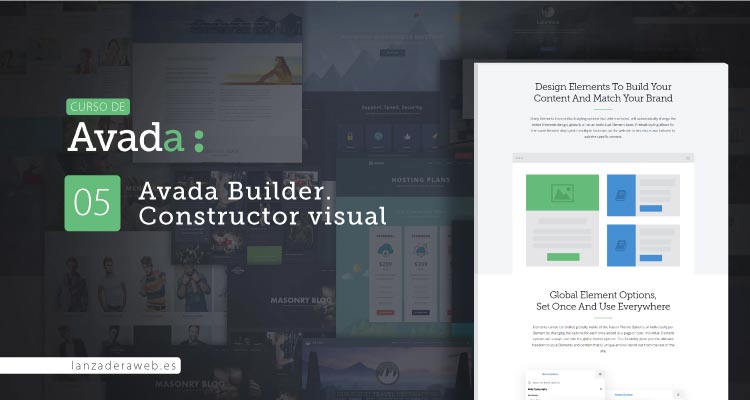 Avada Builder. Construir páginas con Avada