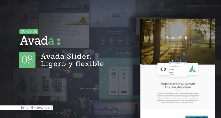 Avada Slider. Añade un slider ligero y flexible a tu web